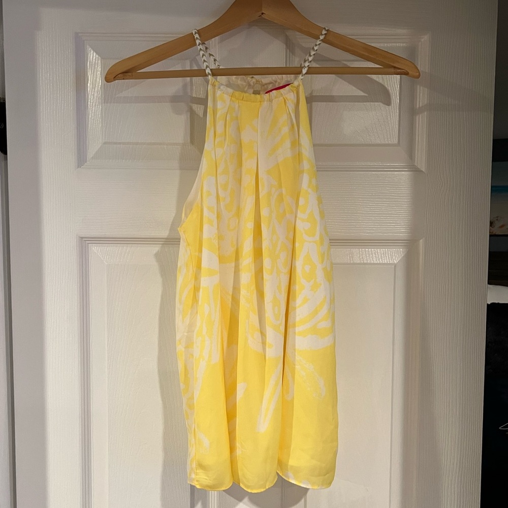 Lilly Pulitzer for Target yellow burst print top🌞